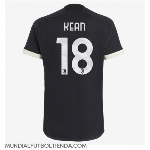 Camiseta Juventus Moise Kean #18 Tercera Equipación Replica 2023-24 mangas cortas